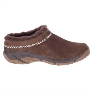 Merrell encore ice 4 espresso brown clogs size 8